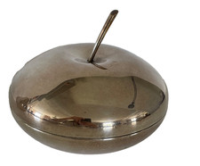 Lino Sabattini Christofle Apple Silverplate Box/Vessel Mid-Century Modernism