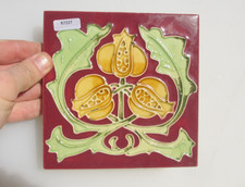 Vintage Ceramic Tile Floral