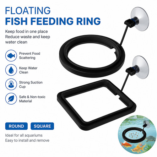 Aquarium feeding ring - feeding,