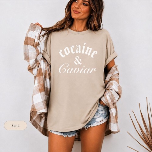 Cocaine caviar t shirt - &,