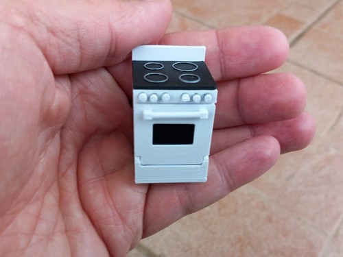 Dolls house cooker oven - dolls,