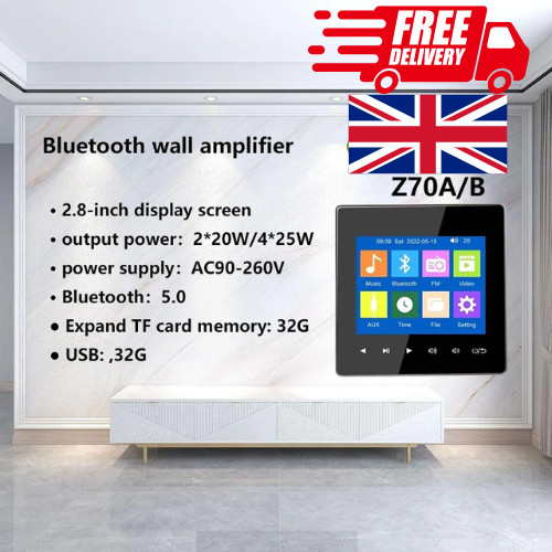 Bluetooth wall amplifier audio - bluetooth,