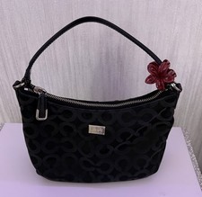 Black Coach Monogram Jacquard
