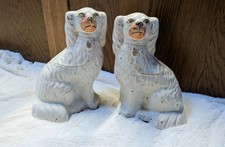 Pair Of Staffordshire Spaniels