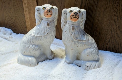 Pair staffordshire spaniels - pair, of
