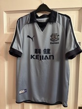 EVERTON FC 2003-2004 M MEDIUM MENS 3RD THIRD FOOTBALL SHIRT PUMA
