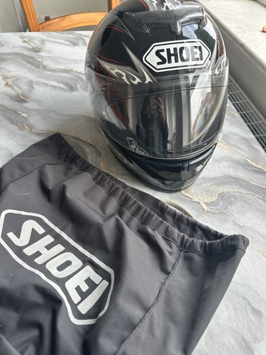 Shoei 1000 black - red, eye