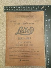 Lister Instruction Book For