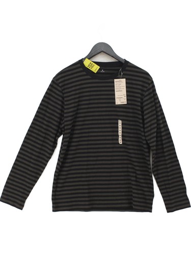 Muji men shirt m - t-shirt, black