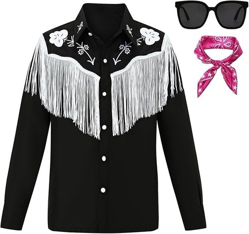 80s western fringe shirt for - 80s,