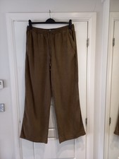 Zara Khaki Oversized Wide Leg