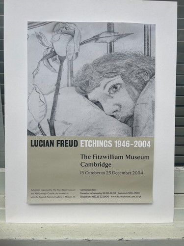 Lucian freud poster rare - lucian,