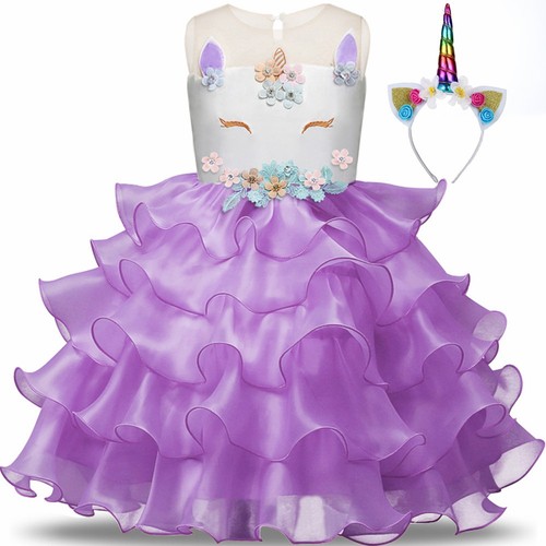 Girls unicorn fancy dress - girls,