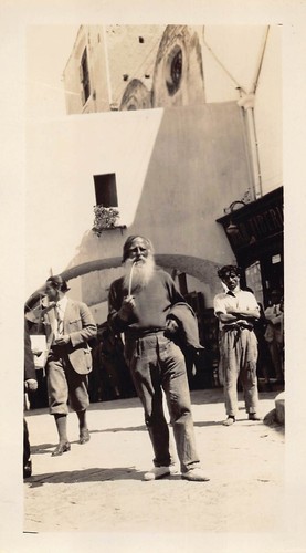 Antique 1929 old man - old,