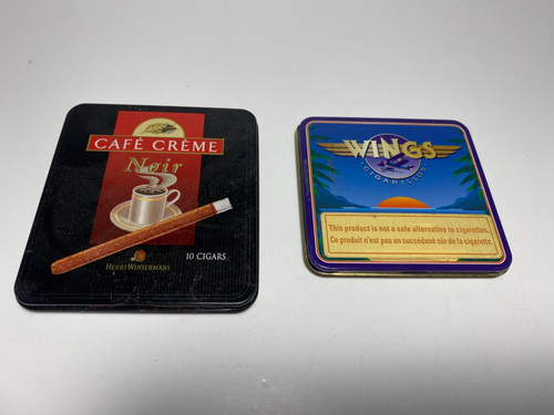 Old cigar tins lot - cigar,