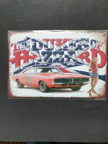 Dukes hazzard metal sign - of,