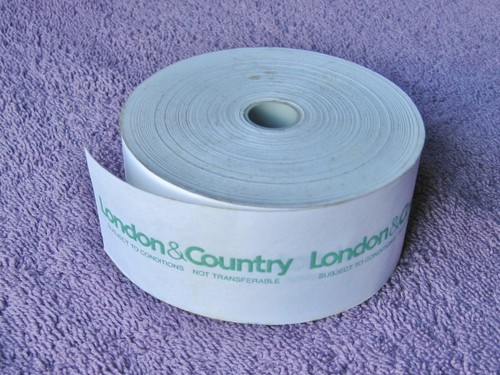 Wayfarer ticket machine roll - ticket,