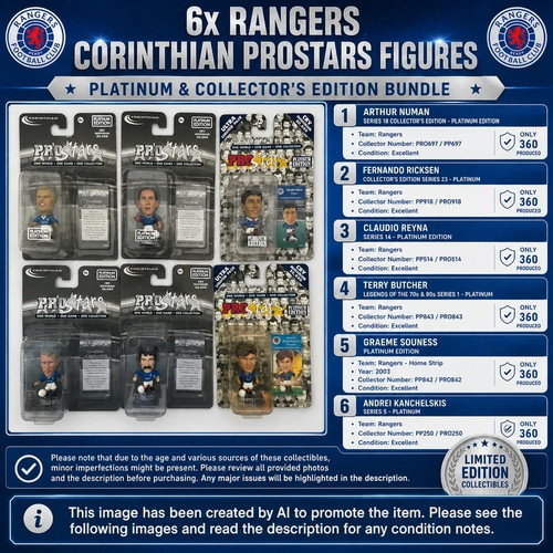 Glasgow rangers - 6x,