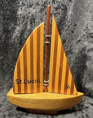 Wooden sailboat decor sail - wooden,