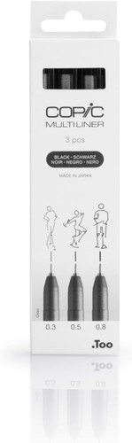 Copic multiliner black - copic, multiliner,