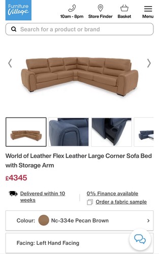 Furniture village flex corner