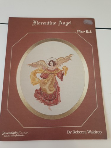 Florence angel cross stitch - cross,