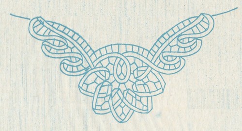 Vintage embroidery transfer - vintage,