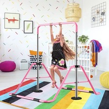 Kid Gymnastics Kids Horizontal Bars Training Kip Bar Adjustable Gym Equipment UK