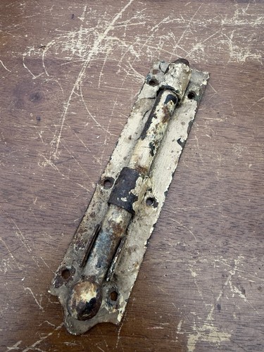 Victorian iron door lock - victorian,