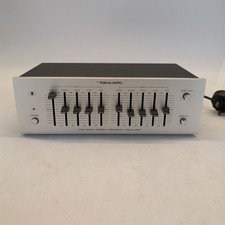 REALISTIC 31-1988 Graphic Equalizer - Silver Five Band EQ Separate 