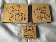 Large Wooden Cutting Die Cutter PATCH BEAR # 1 - Pacth, Tatty Bear, Small Bear