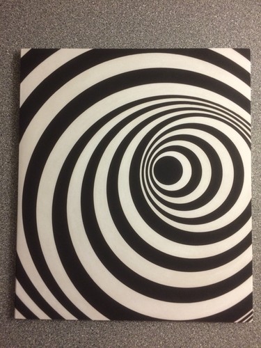 Bridget riley uneasy centre - bridget, 'uneasy