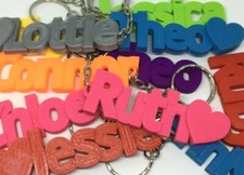Personalised Chunky Keyring /