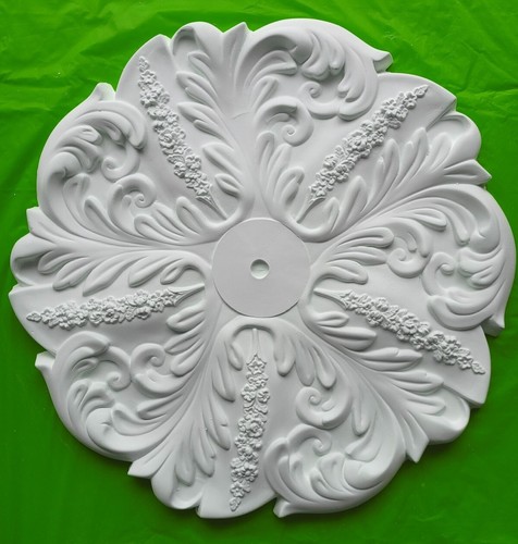 Plaster ceiling rose - plaster,