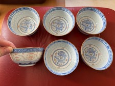 6 x vintage Chinese Jingdezhen