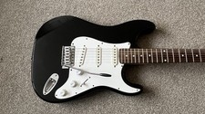 Burswood Electric Guitar Stratocaster Style Black