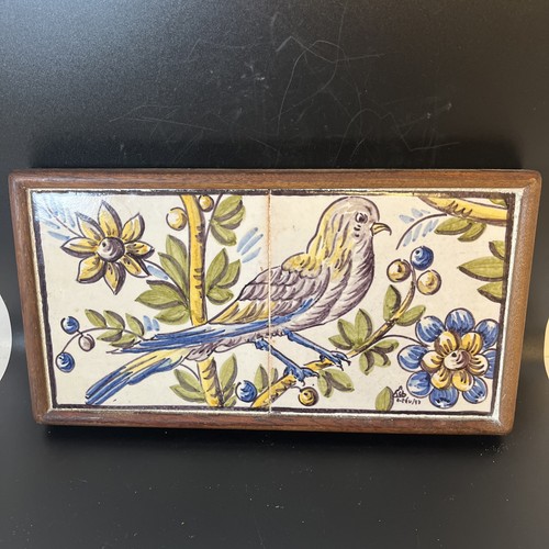 Rare portuguese ceramic tile - portuguese,