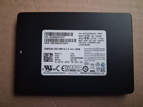 Ssd samsung pm871b - ssd, gb