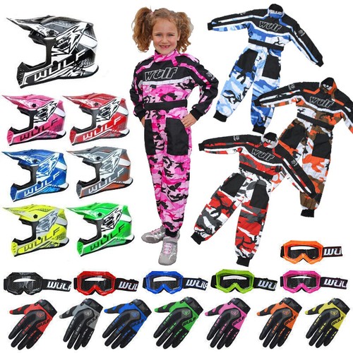 Wulf kids iconic - kids, motocross