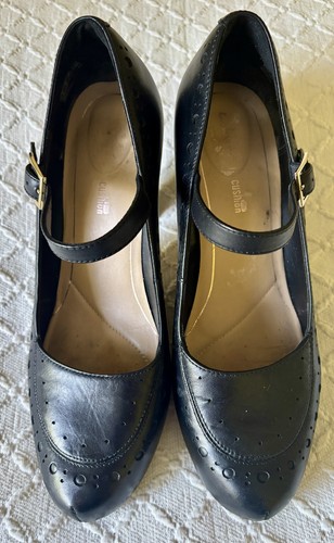 Clarks black mary jane high - ,