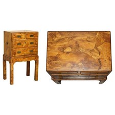 ANTIQUE VICTORIAN OLIVE WOOD