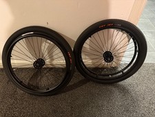 1 set of Vigeo off road manual wheelchair wheels