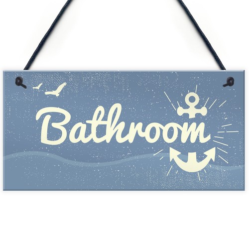 Bathroom plaque seaside - plaque,