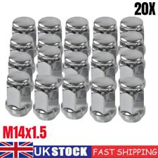 20x WHEEL NUTS - FOR FORD TRANSIT CUSTOM 2013 > 2022 BLACK ALLOY (M14x1.5)