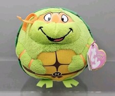 TY Michelangelo Teenage Mutant Ninja Turtles Beanie Ballz Ball Plush Toy