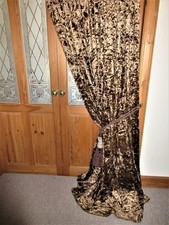 Vintage Cotton Velvet Curtain
