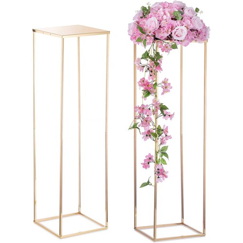 Wedding flower stands gold - flower,