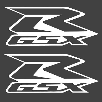 Suzuki gsxr stickers white - suzuki,