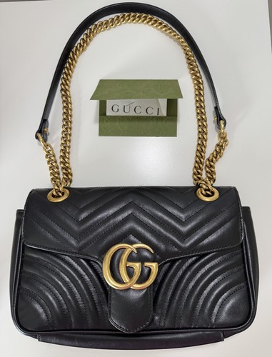 Gucci marmont medium - marmont, black