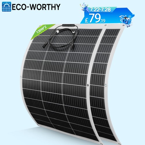 2pcs 130w 12v 260w - 【2pcs, 130w】12v